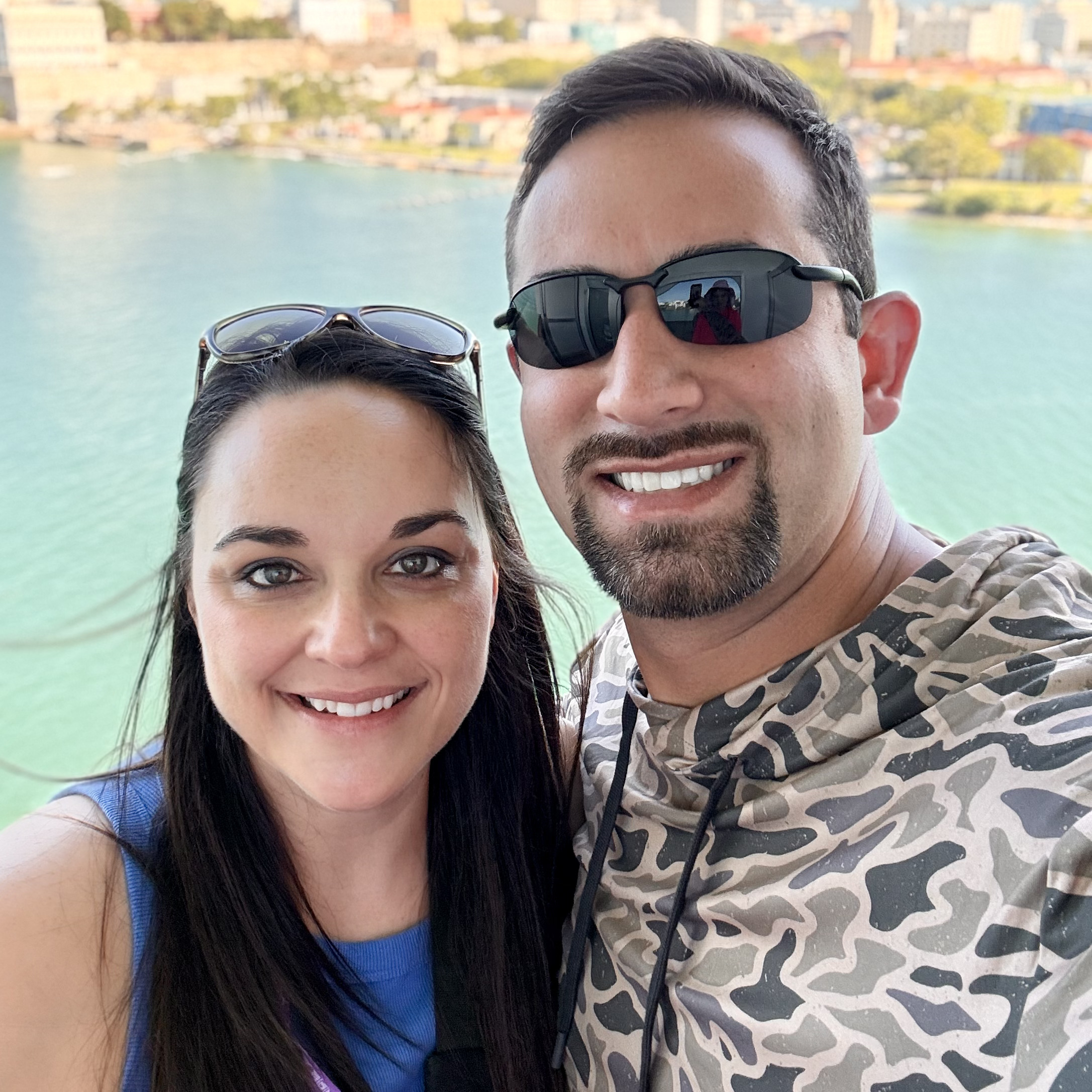 Ryan Trent and his wife